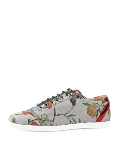 gucci bambi tian glitter sneakers|Gucci tian glitter.